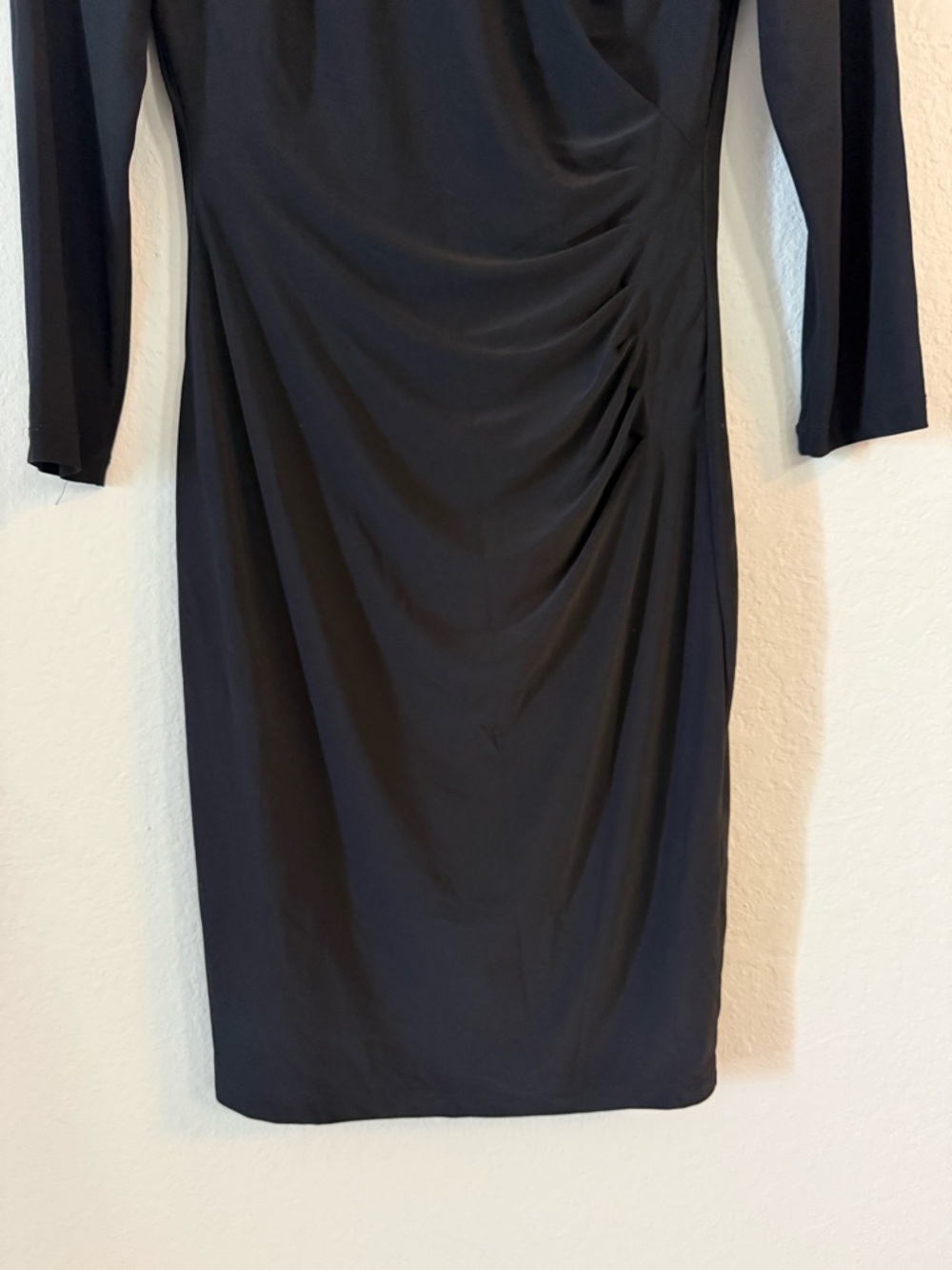 Lauren by Ralph Lauren Cocktail Sheath Dress with Rhinestone Embellished Neck - Picture 8 of 14